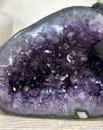 Natural Amethyst Geode with Calcite Inclusion from Uruguay - STGE0064