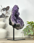 Huge Natural Uruguayan Amethyst Specimen on Stand for Home Decor - MWS3223