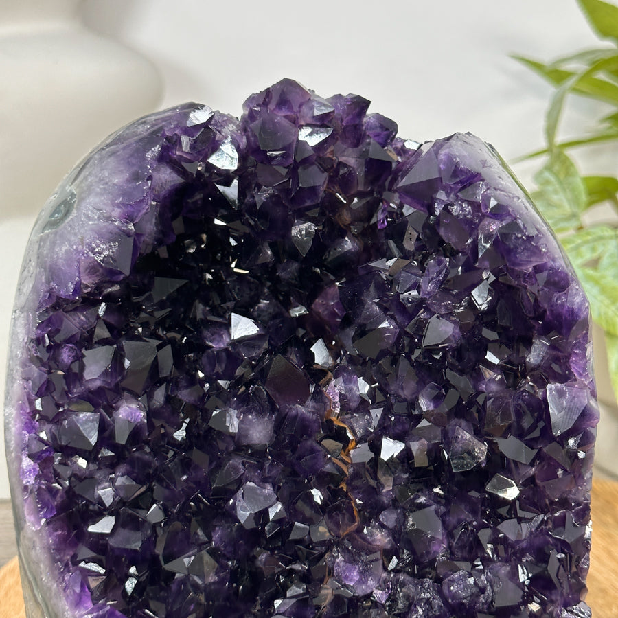 Large Deep Purple Amethyst Cathedral Geode - CBP1305