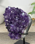 Natural Top Grade Amethyst Cluster on Stand - MWS3267