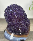 Natural amethyst Cluster on Stand For Home Decor - MWS3302