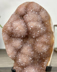 Natural Rainbow Quartz Cluster on Metal Stand - MWS2852