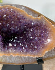 Natural Amethyst & Quartz Geode, Unique double Crystallization - MWS1887