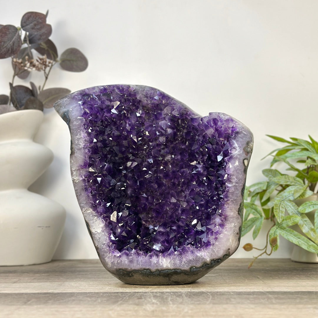 Large Natural Self Standing Amethyst Geode from uruguay - STGE0088