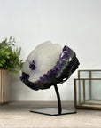 Stunning Natural Amethyst & Calcite Crystal - MWS2167