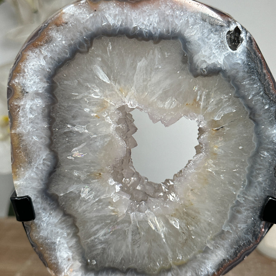 Natural Quartz Stone Slice Portal - MWS1544