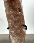 Orange Tone Quartz Crystal Specimen on Metal Stand - MWS2738