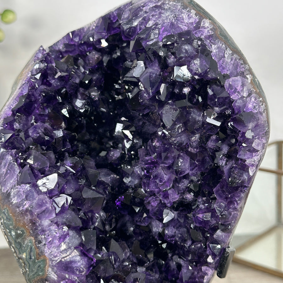 Large Amethyst Geode with Unique Large Crystals - MWS2955
