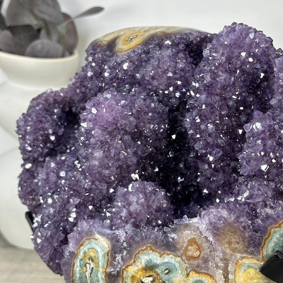 Unqiue Collection Grade Amethyst &amp; Jasper Stalactite Formation - MWS3399