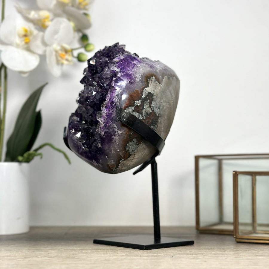 Natural Amethyst Crystal Cluster Specimen - MWS2302