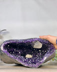 Huge Natural Amethyst Geode with Calcite Formations - STGE0089
