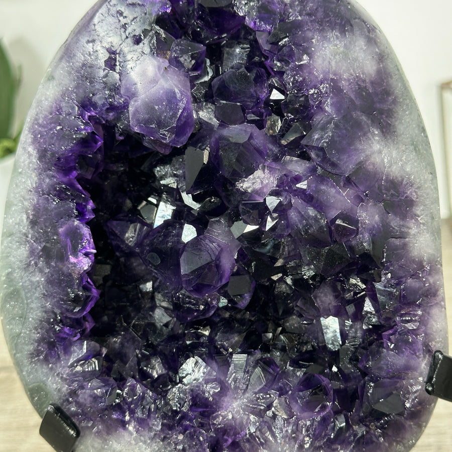 Premium Quality Uruguayan Amethyst Geode on Stand - MWS3031