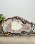 Natural Uruguayan Quartz Stone Slice - SLC0010