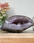 Uruguayan Amethyst & Agate Stone Geode - STGE0002