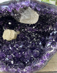 Huge Natural Amethyst Geode with Calcite Formations - STGE0089