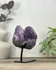 Natural Amethyst Stalactite Formation on Stand - MWS3237