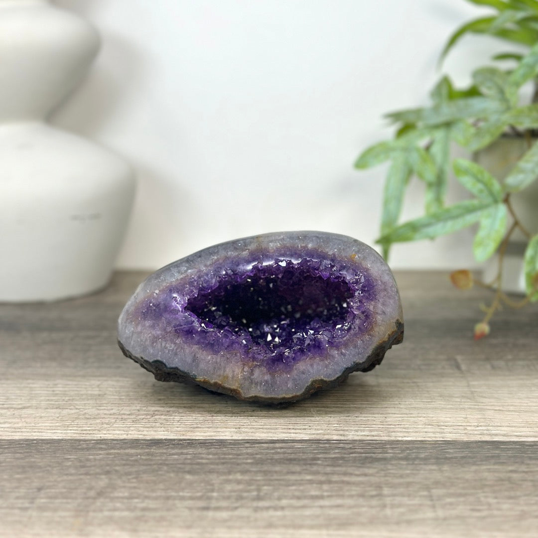 Polished Amethyst Geode from Uruguay - STGE0032