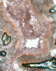 Large Quartz & Agata Stone Slice - MWS2328