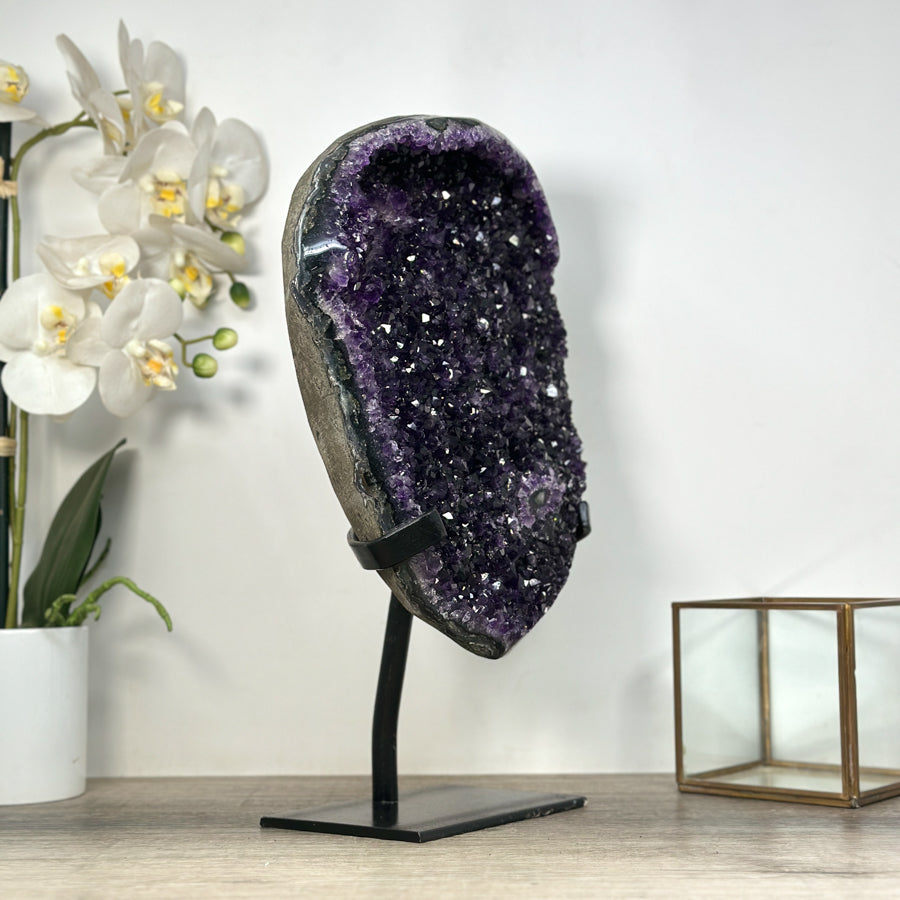 Huge Natural Uruguayan Amethyst Crystal Geode - MWS2600