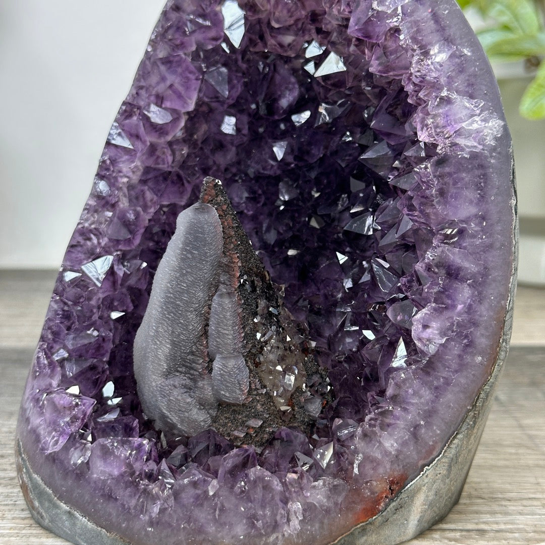 Amethyst &amp; Agate Stone Arte Piece for Decor - CBP1390