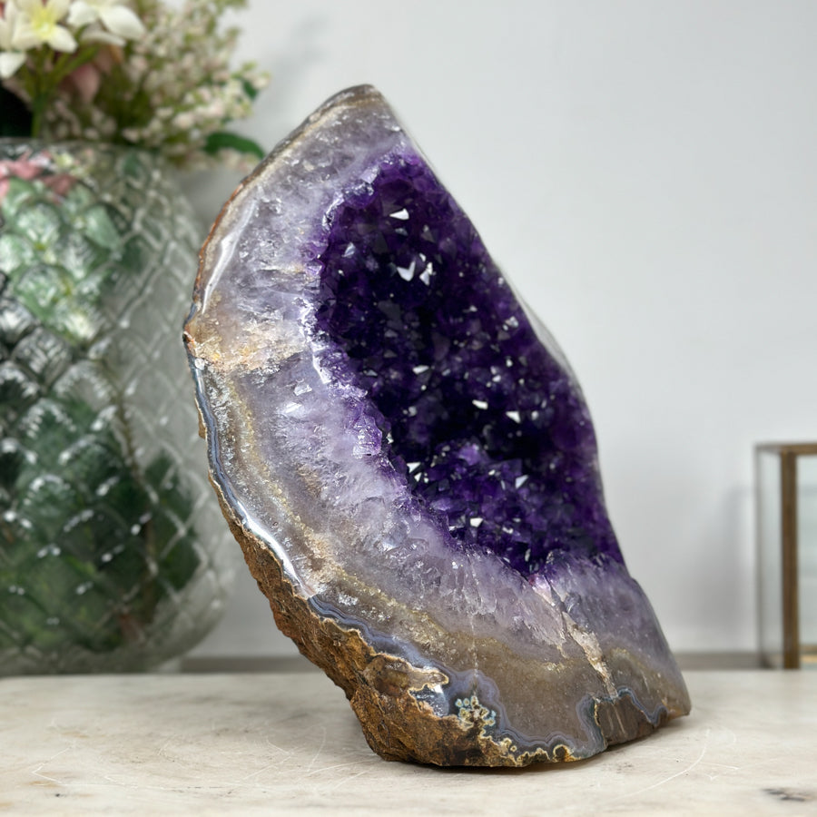 Stunning Large Amethyst Geode, Top Quality Crystals - CBP1071