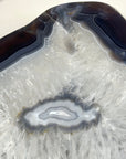 Uruguayan Blue Banded Agate Slice - SLC0023