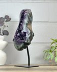 Natural Amethyst Geode with Huge Deep Purple Crystals - MWS3154