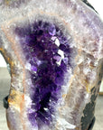 Large Natural Amethyst Portal, Handmade Stand Included - MWS2324