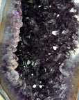 Large Amethyst Geode with Blue agate Shell - MWS1885