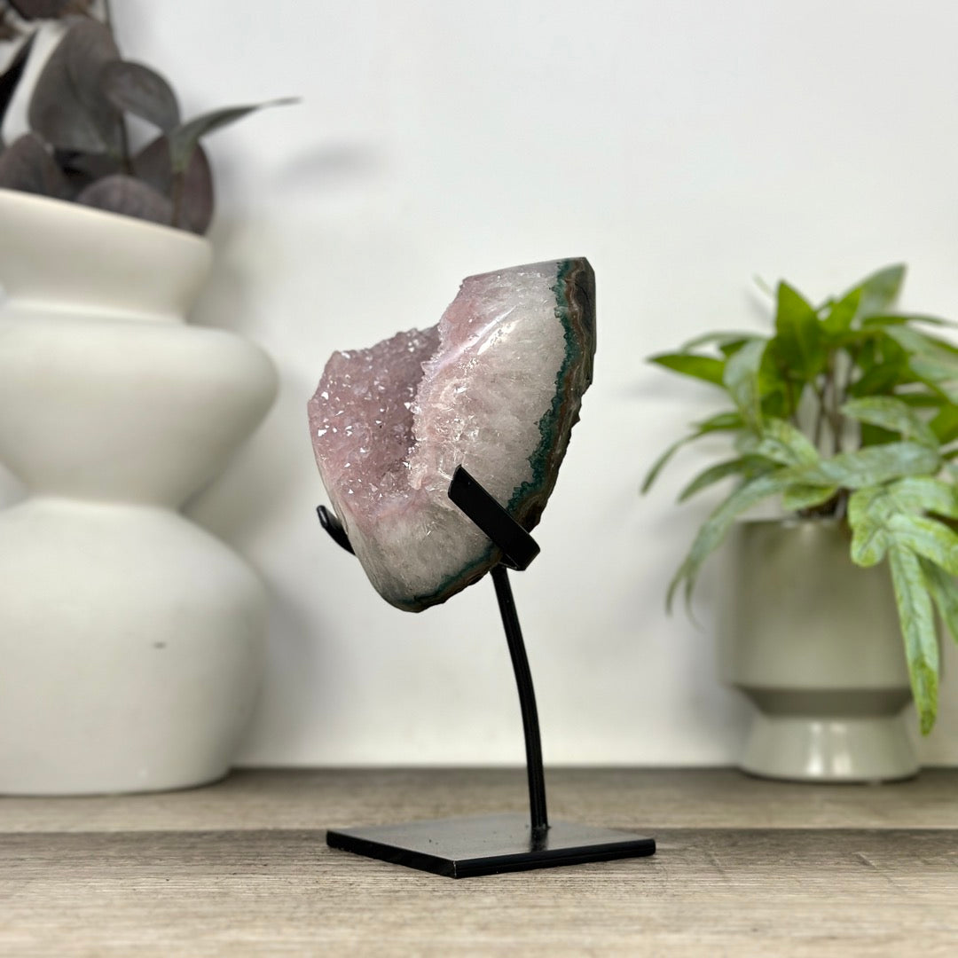 Pink Tone Amethyst Geode from Uruguay - MWS3374