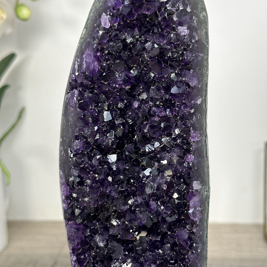 Natural Top Grade Amethyst Cluster – Premium Purple Crystal Accent for Meditation Space Decor - MWS2499