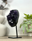 Top Grade Natural Amethyst Specimen on Metal Stand - MWS3160