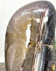 Natural Uruguayan Quartz Geode with Calcite formation Statement Piece - CBP1435