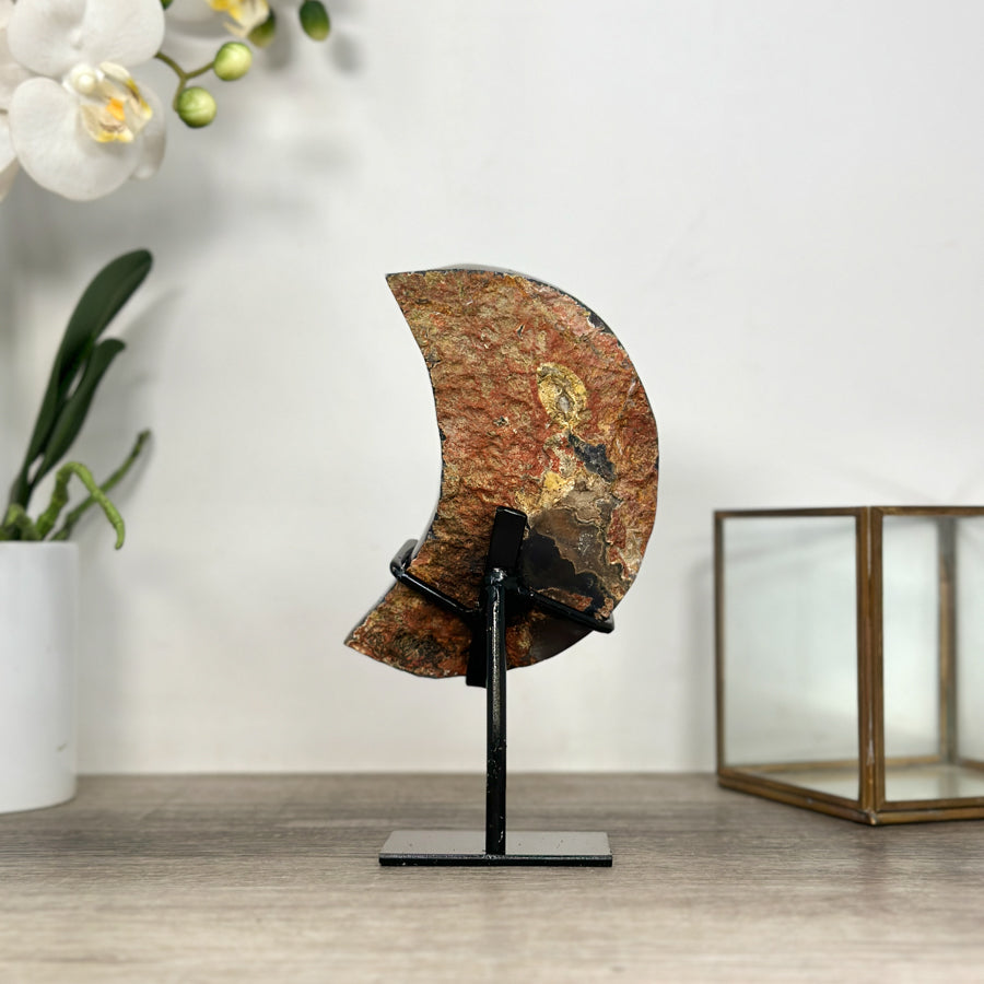 Deep Purple Amethyst moon Stone - MWS2582