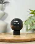 Quartz & Agate Sphere Geode with Crystal Cavity - SPH0216