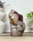 Natural Agate & Quartz Stone Art Crystal - CBP1393
