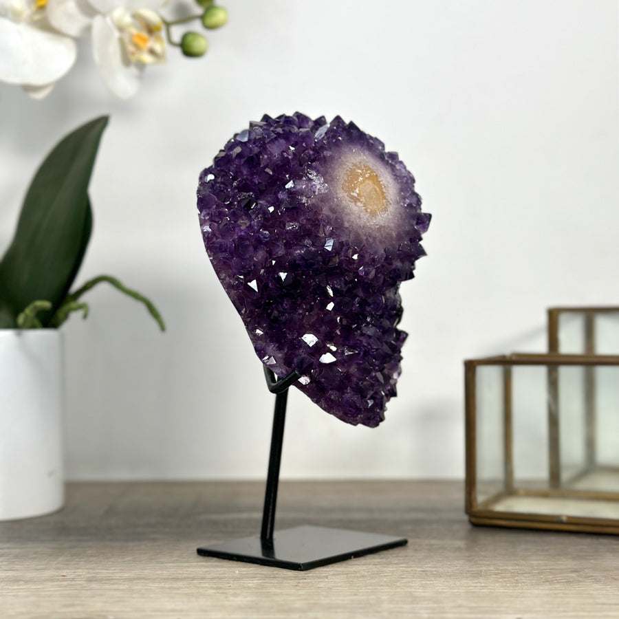 Natural Uruguayan Amethyst Crystal Formation with Stand - MWS2251