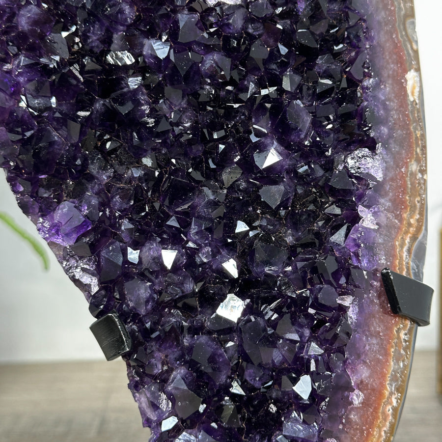 Top Grade Uruguayan Amethyst Cluster with Beautiful Banded Shell - MWS2190