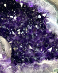 Huge A Grade Amethyst Geode with unique Calcite Crystal Formation - STGE0055