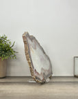 Natural Quartz Stone Slice tray for Home Decor - SLC0011