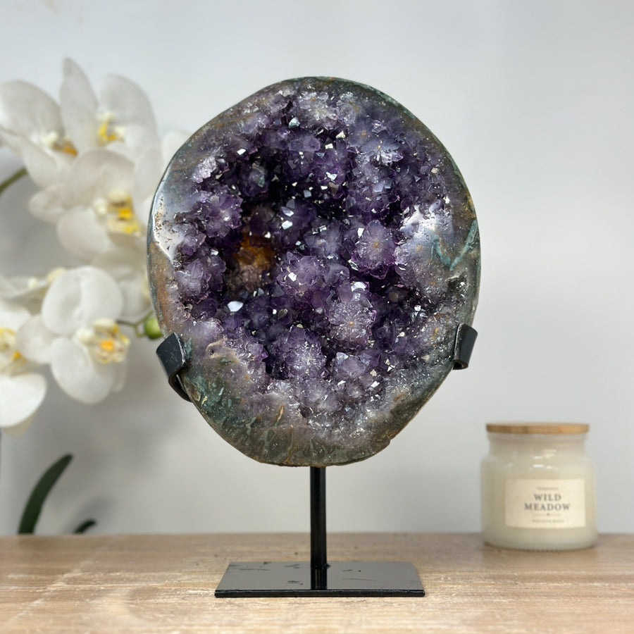 Rare Amethyst Geode Full of Stalactite Formations - MWS1484