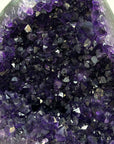 Amethyst Geode Cluster on Stand – Home Decor Display Specimen - MWS2638