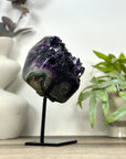Top Grade Natural Amethyst Specimen on Metal Stand - MWS3160
