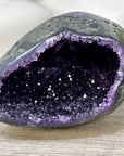 Uruguayan Amethyst Geode with Polished Shell - STGE0090
