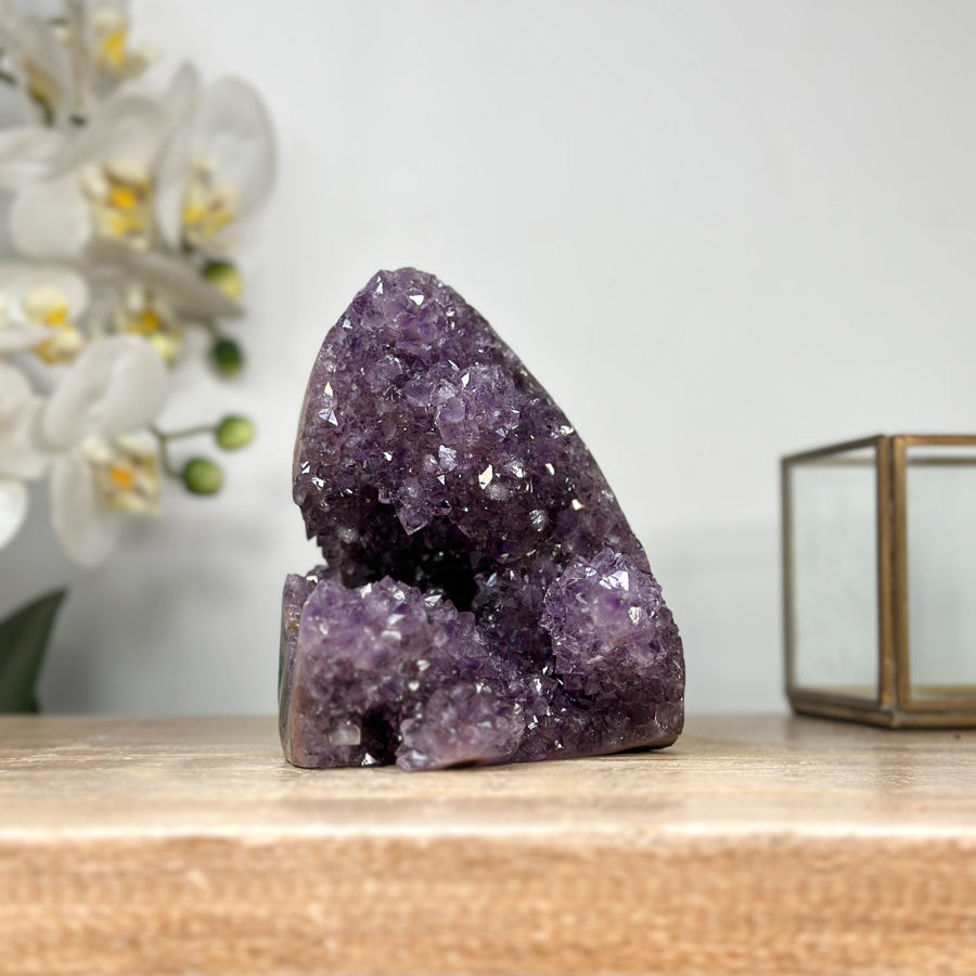 Amethyst Crystal Cluster with Sparkling Points - CBP1146