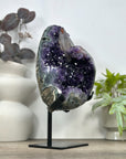 Unique Large Amethyst Stone with Huge Calcite Crystal Specimen - MWS3086