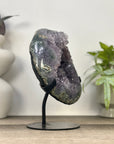 Large Amethyst Geode with Stunning Green Jasper Shell - MWS3343