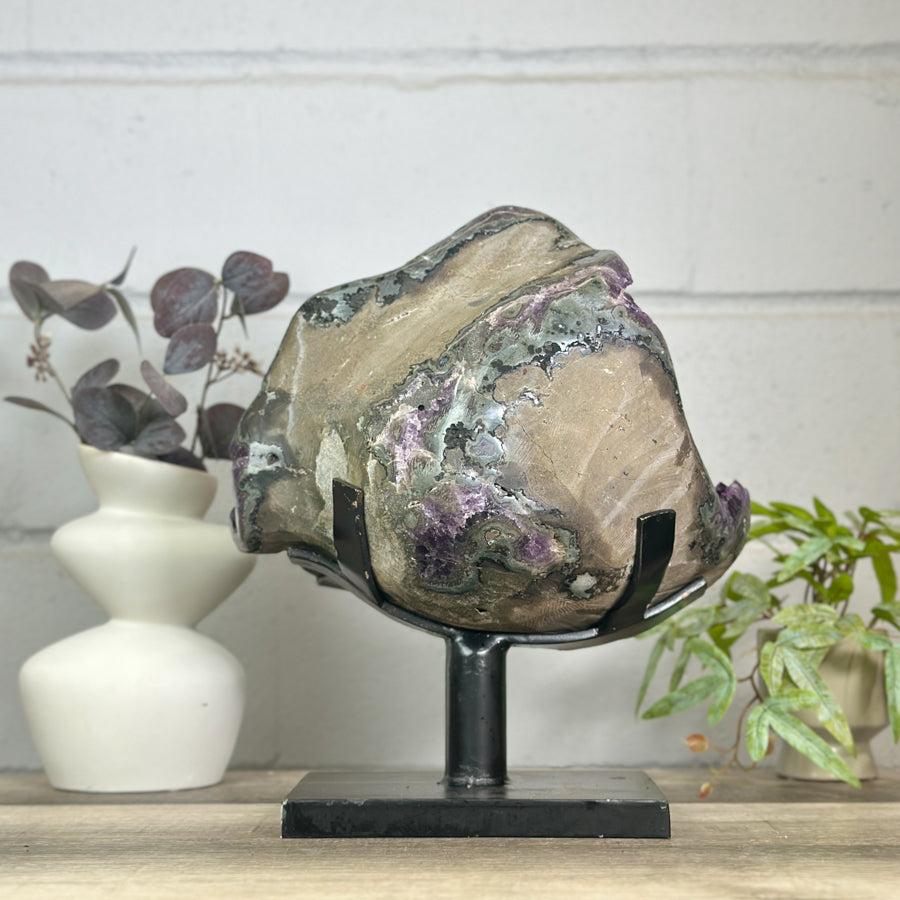 Huge Natural Amethyst Crystal Formation - Unique Statement Piece - MWS3151