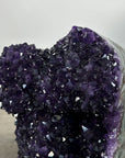 Deep Purple Amethyst Stalactite Formation on Metal Stand - MWS2729