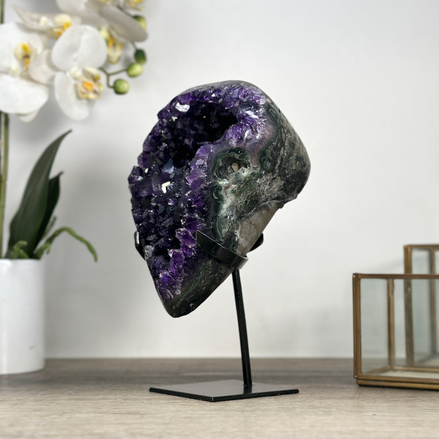 Deep Purple Amethyst Geode - MWS2216